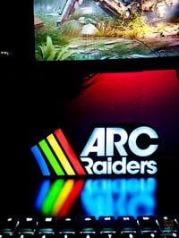 Image 2 of Lampe LED 3D Arc Raiders – Décoration Gaming RGB