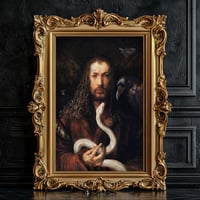 Image 1 of Albrecht Durer with Snake and Raven