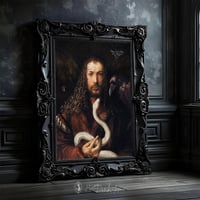 Image 2 of Albrecht Durer with Snake and Raven