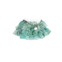 CANDY LAYERED GREEN FLORAL SKIRT
