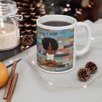 Image 2 of Affirmation Stack Ceramic Mug — Inspirational Words for Black Women (11oz/15oz)