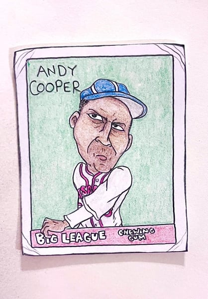 Image of Original pencil artwork—Andy Cooper (note: shorter dimensions)