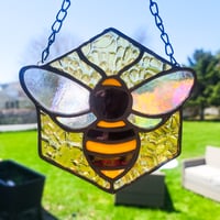 Yellow Bumble Bee Suncatcher