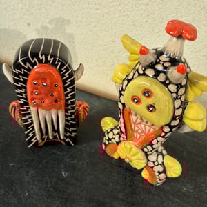 Image of BLOCK FACE & BOB One-Off Ceramic Figures