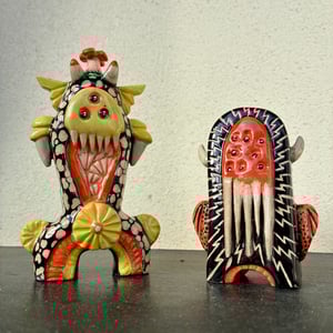 Image of BLOCK FACE & BOB One-Off Ceramic Figures