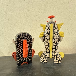 Image of BLOCK FACE & BOB One-Off Ceramic Figures