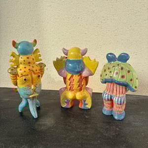 Image of SEADEVIL, HELL BOT And MOTHBOY Ceramic One-Off Figure