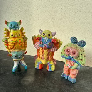 Image of SEADEVIL, HELL BOT And MOTHBOY Ceramic One-Off Figure