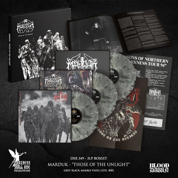 Image of Marduk - Those of the Unlight 3Lp boxset - Grey Marble Vinyl