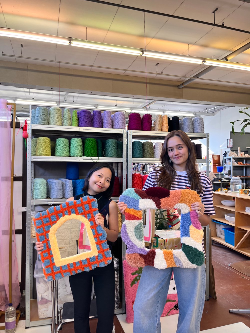 Image of Tufted mirror workshop 