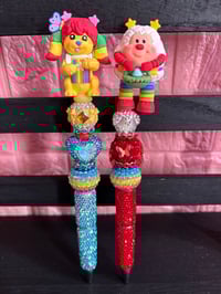 Image 2 of 🌈 Rainbow bright beaded pen or Keychain 