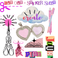 Image 3 of DC Planner Journal con Zine/Sticker Bundle