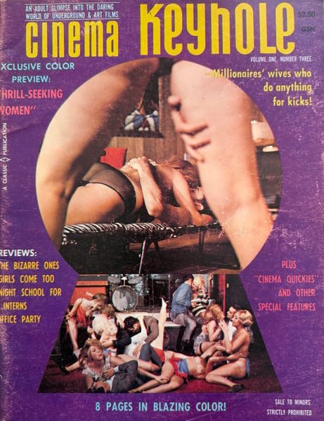 Image of CINEMA KEYHOLE Vol 1 No 3  (Orbit Publications 1969) 