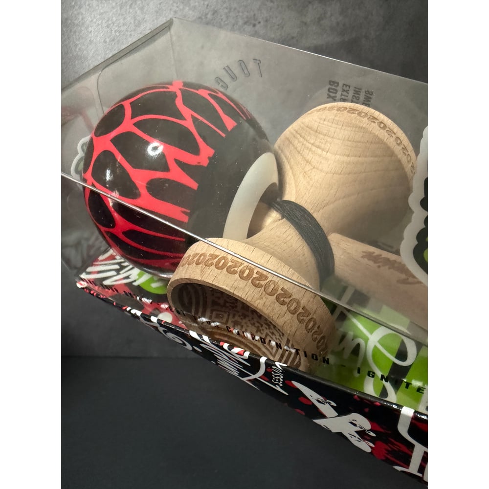 Image of Reed Stark Simple Session 20 Red black Kendama Sweets Collab