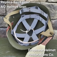 Image 1 of  Repro Saint Clair Airborne liner. Rayon Webbing.  Complete. 