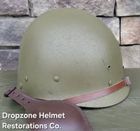 Image 7 of Saint Clair Airborne liner.  HBT-Rayon Webbing.  Complete. 