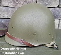 Image 9 of Saint Clair Airborne liner.  HBT-Rayon Webbing.  Complete. 