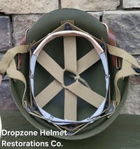 Image 4 of Saint Clair Airborne liner.  HBT-Rayon Webbing.  Complete. 