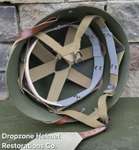 Image 8 of Saint Clair Airborne liner.  HBT-Rayon Webbing.  Complete. 