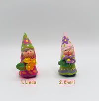 Image 1 of Flower Girl Gnomes Linda and Cheri