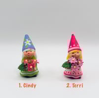 Image 1 of Flower Girl Gnomes Cindy and Terri