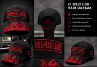 No Speed Limit: Flame Edition Snapback Red