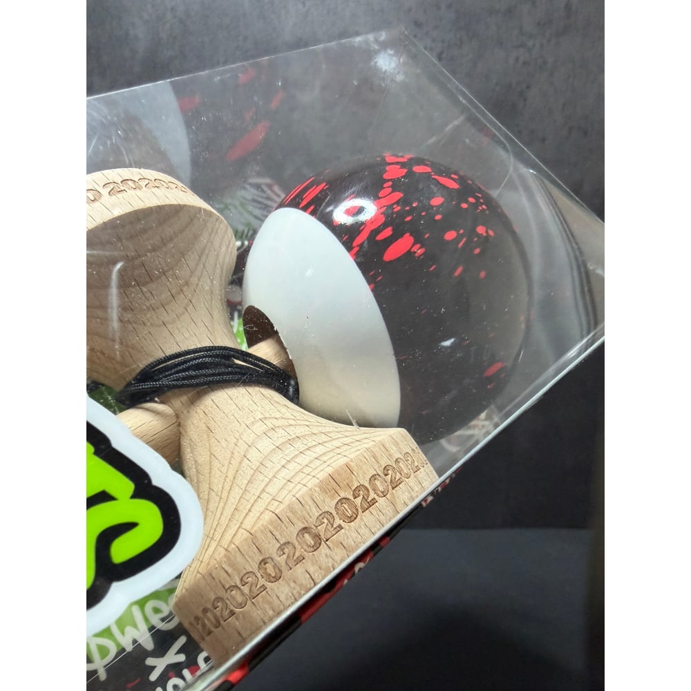 Image of Boo Johnson Simple Session 20 Red black Kendama Sweets Collab