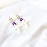 Image 1 of Cross earrings 