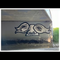 Image 2 of Freeway Face - 5 x 7" print