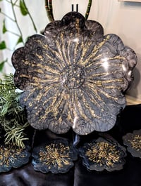 Image 2 of Black and Gold Sunburst Set