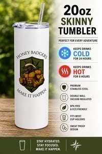 20oz Skinny Stainless Steel Tumbler 