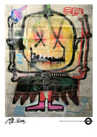 Image 1 of A3 Giclée Art Print — PUNK IN BOOTS…  — collaboration with Joe Addison and Marc Craig
