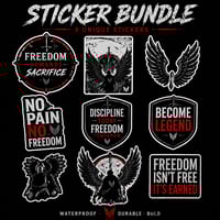 Freedom Demands Sacrifice – 2” Sticker Bundle (9-Pack)