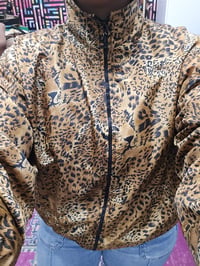 Image 9 of Animal Print Track Jacket