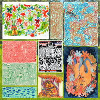 Image 1 of unframed paintings + more original drawings (DISCOUNTED!)