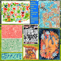 Image 2 of unframed paintings + more original drawings (DISCOUNTED!)