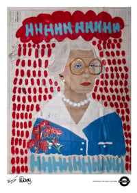 Image 1 of A3 Giclée Art Print — PORTRAIT OF SIRLI RAITMA — collaboration with Emilie-Jane and Marc Craig
