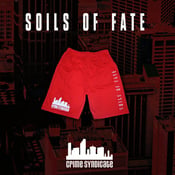Image of  SOILS OF FATE - Crime Syndicate Red Shorts / Brutal mind