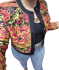 Image 5 of Crop Quilt Size 12 Blazer
