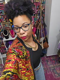 Image 7 of Crop Quilt Size 12 Blazer