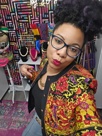 Image 8 of Crop Quilt Size 12 Blazer