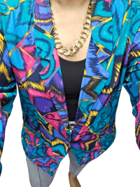Image 3 of Dani J Size Large Colorful Blazer