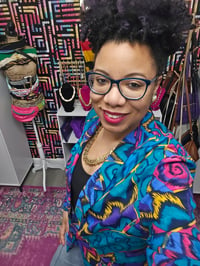 Image 7 of Dani J Size Large Colorful Blazer