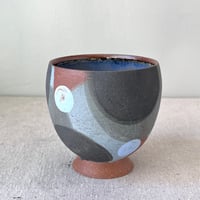 Image 1 of footed peacock cup