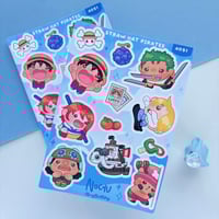 Straw Hat Pirates Sticker Sheet