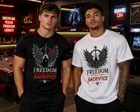 Freedom Demands Sacrifice – Unisex DryBlend T-Shirt
