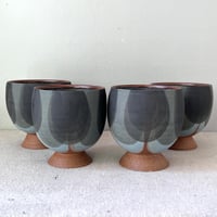 Image 2 of footed cups: set of four