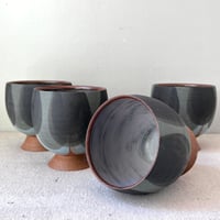 Image 1 of footed cups: set of four