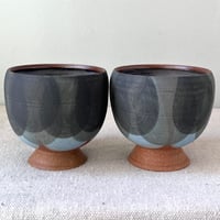 Image 2 of footed cups: set of two: short tulip
