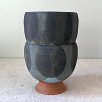 Image 3 of footed cups: set of two: short tulip